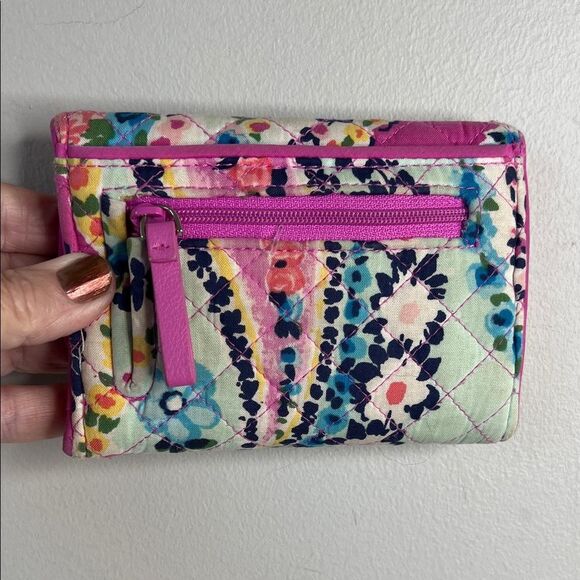 Vera Bradley Wildflower Paisley Wallet - Picture 2 of 3